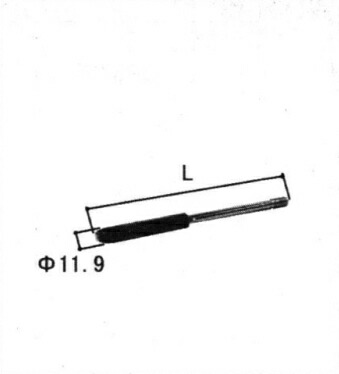 三協アルミ補修用部品 玄関ドア ロッド棒：ロッド棒(たてかまち)Ｌ＝166.5mm DH2000上用、両開き子ドア用[WD3149-05] 【三協玄関ドア】【フランス落とし】