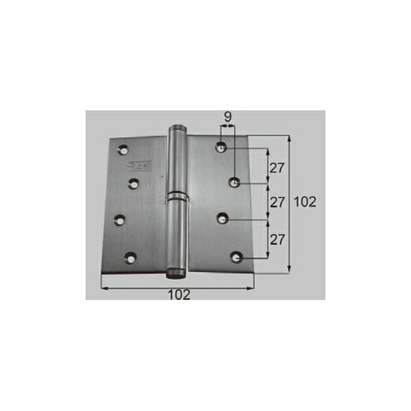 楽天市場】LIXIL補修用部品 新日軽ブランド部品 ドア・引戸・内装材 ヒンジ/ストッパー・丁番類 丁番：二管丁番(左・中間・下部用)[ A8H1061L2]【蝶番】【玄関ドア丁番】【勝手口ドア丁番】【店舗ドア丁番】【浴室折戸丁番】【浴室ドア丁番】 : ノース＆ウエスト