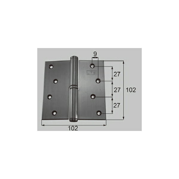 楽天市場】LIXIL補修用部品 新日軽ブランド部品 ドア・引戸・内装材 ヒンジ/ストッパー・丁番類 丁番：二管丁番左勝手 (下部用)[C8H112]【蝶番】【玄関ドア丁番】【勝手口ドア丁番】【店舗ドア丁番】【浴室折戸丁番】【浴室ドア丁番】 : ノース＆ウエスト