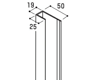 営業所止専用品 YKK ap アルミ 外壁 アルカベール クリアパミス 開口部・見切部：Ｊ型廻り縁 4000ミリ 8本