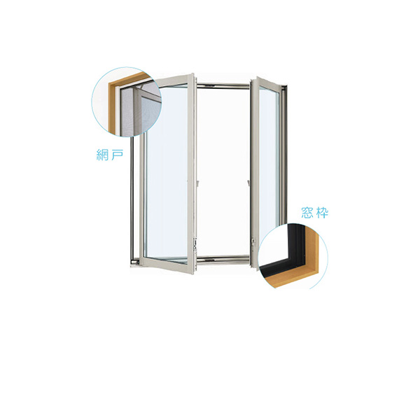 YKKAP窓サッシ 装飾窓 フレミングJ[Low-E複層防犯ガラス] たて