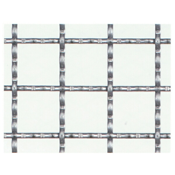 産業用金網 亜鉛引クリンプ金網：径2.0ｍｍ×15ｍｍ目　910ｍｍ×15ｍ 【亜鉛メッキ】 44,550円