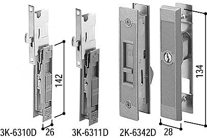 楽天市場】引戸錠セット 2枚建用(HH-J-0221U5)【玄関引戸】【玄関