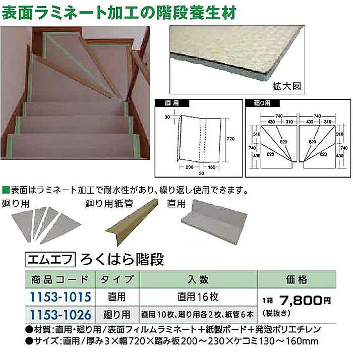 リフォーム備品 組み上げる原材料 袋・腰かけ・息休め 息休め材：エムエフ ろくはら上がり段 直用