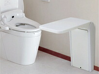 リフォーム用品 バリアフリー トイレ用手すり オーバル補助手すり：パナソニック FUNレストテーブルα