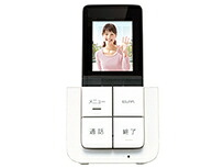 リフォーム設備 防犯 ここにも防犯 ワイヤレステレビドアホン：朝日電器 ワイヤレステレビドアホン 増設管する子機