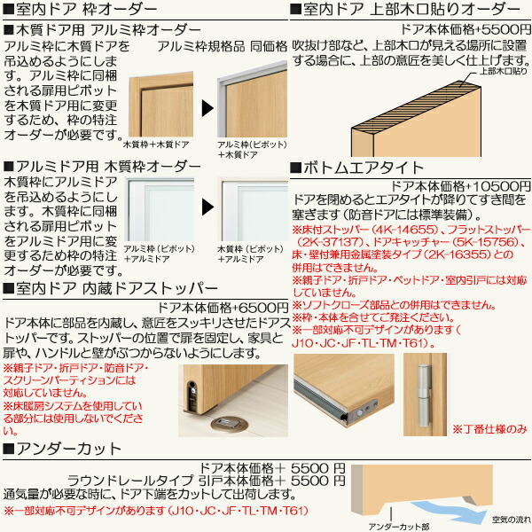 限定販売】YKKAP室内ドア 片開きドア 高級タイプ TM ケーシング枠