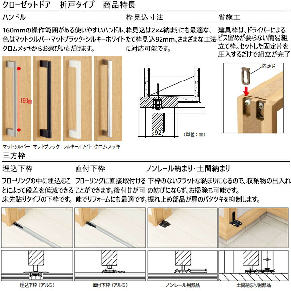 Ykkap収納 クローゼットドア 両開き戸 T30 ケーシング 三方枠 幅11mm 高1233mm Painfreepainrelief Com