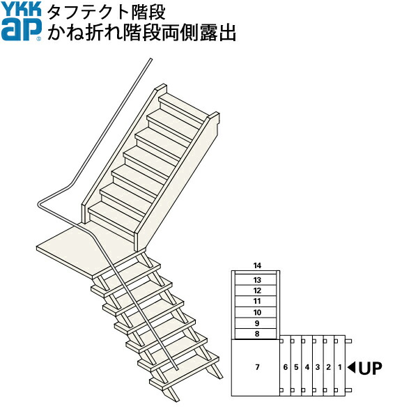 Ykkap品位 感光綯いまぜ形姿かね畳み目階段 かね折れ階段両側露出 W09号 Palavrasesabores Com Br