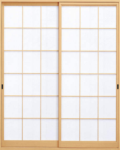 YKKAP スマエル 新和風 中仕切り明かり障子 引違い戸 [ 2枚建 ] ( 紙貼明かり障子 ) 新荒間 【 明かり障子のみ 】 ： 幅1591～2131mm×高2172～2345粍(UW×UH)