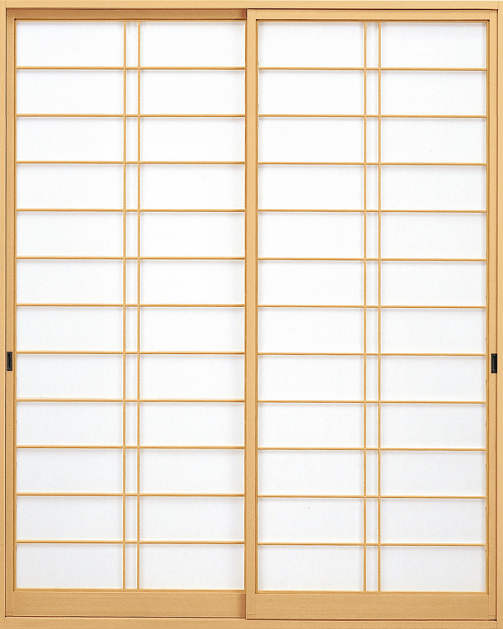 YKKAP スマエル 新和風 内障子 引違い戸 [ 2枚建 ] ( 紙貼障子 ) 横繁吹寄 【 障子のみ 】 ： 幅2165～2673mm×高900～1099mm(UW×UH)