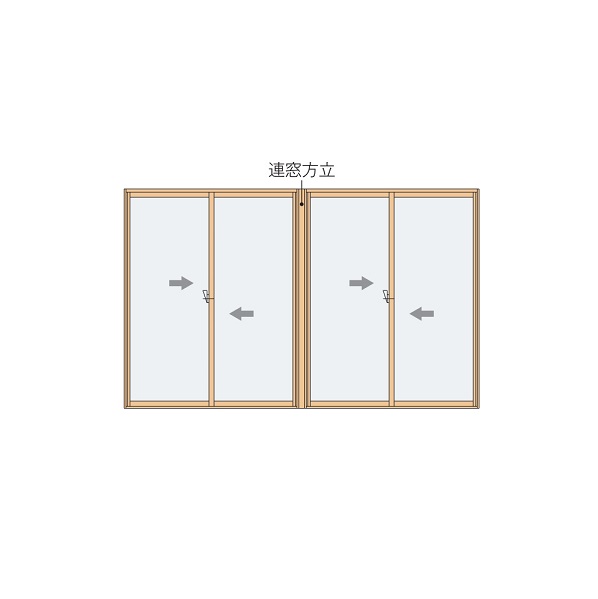 YKKAPプラマードU オプション 連窓方立 ：[長さ2200粍]