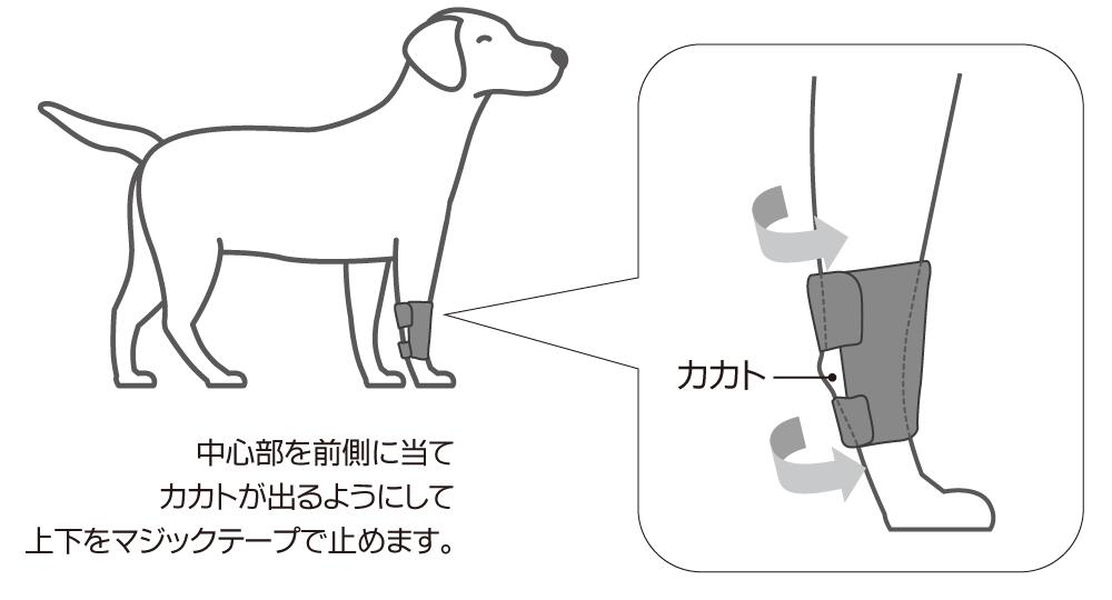 わんダフルサポーター(前脚用)中型犬用【山本化学工業】
