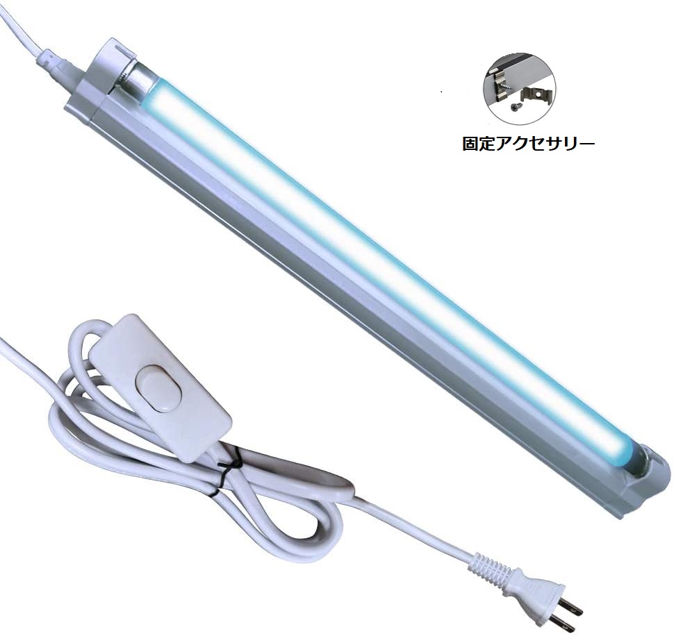 楽天市場】殺菌灯 トラフ1灯タイプ器具 GL6東芝蛍光灯付 反射板