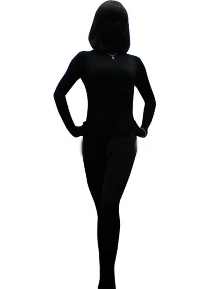 全身タイツおもしろい 服 ブラック 人気者 なりきり 大人用 zentaiアイテム(着脱簡単)フロントジッパー 忘年会 クリスマス会　大人用　メンズ レディース パーティー パーティーグッズ ハロウィン