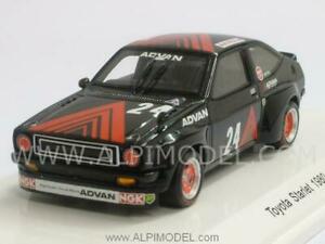 【送料無料】ホビー　模型車　車　レーシングカー トヨタスターレットスパークtoyota starlet 1980 ahagiwara 143 spark r70237