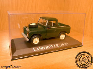 貨物輸送無料 余暇活動 ひな型乗物 車 レーシングカー ランドローバーダークグリーンボックスland Rover Dark Green 1958 143 Rare With Box Abdehdigital Com Br