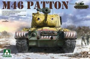 【送料無料】ホビー　模型車　車　レーシングカー タンクパットンtakom tak2117 13 5 us medium reservoir m46 patton neuf
