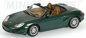 【送料無料】ホビー　模型車　車　レーシングカー ポルシェボクスタータイプジャングルメタリックグリーンporsche boxster type 986 19962004 jungle vert metallique 143 minicham