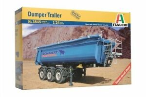 【送料無料】ホビー　模型車　車　レーシングカー トレーラープラスチックキットモデルdumper trailer plastic kit 124 model 3845 italeri