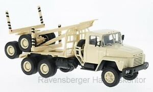【送料無料】ホビー 模型車 車 レーシングカー アトラスベージュatlas 143 kraz 6437beigewoodtransporter