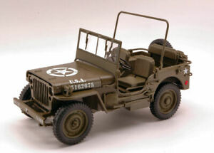 【送料無料】ホビー　模型車　車　レーシングカー ジープダイカストmodellini auto militari scala 118 jeep willys diecast modellismo statico