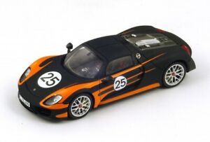 【送料無料】ホビー　模型車　車　レーシングカー ポルシェスパイダーeスケール2013 porsche 918 spyder weissach voiture modelisme en 143 echelle par spark