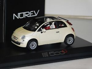 【送料無料】ホビー　模型車　車　レーシングカー フィアットfiat 500 c norev 770048 143