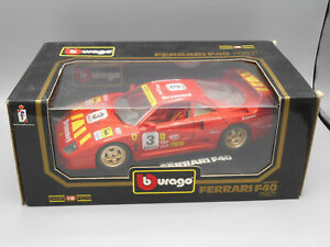 【送料無料】ホビー　模型車　車　レーシングカー フェラーリferrari f40 1987 bburago