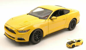 【送料無料】ホビー　模型車　車　レーシングカー フォードムスタングイエローモデルford mustang gt 2015 yellow 118 model 31197y maisto