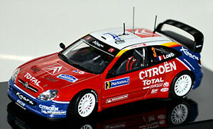 【送料無料】ホビー　模型車　車　レーシングカー シトロエンクサラ＃ローブエレナフランスcitroen xsara wrc 2004 3 sloeb delena lacs france 143 autoart