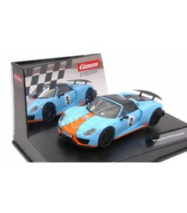 【送料無料】ホビー　模型車　車　レーシングカー ポルシェスパイダーガルフレーシングporsche 918 spyder gulf racing n2 132
