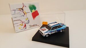 【送料無料】ホビー　模型車　車　レーシングカー フィアットアバルトワークスチームモンテカルロtrofeu fiat 131 abarth works team monte carlo 1980 rohrl geistdorfer 10 143