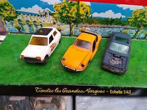 【送料無料】ホビー　模型車　車　レーシングカー フランスポルシェタルカットルノーバッチlot de 3 norev france 143 porsche coupe targa 911l renault 5 de 1978 204 16,086円
