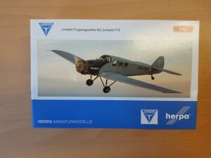【送料無料】ホビー　模型車　車　レーシングカー 019385 herpa 187 junkers flugzeugwerke ag junkers f 13 hbrim 9herpa 019385 187 junkers flugzeugwerke ag junkers f13 ? hbr
