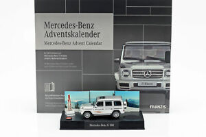 【送料無料】ホビー　模型車　車　レーシングカー メルセデスベンツカレンダーベンツクラスmercedesbenz calendrier de lavent 2019 mercedesbenz gclasse 143 franzis
