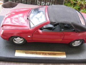 【送料無料】ホビー　模型車　車　レーシングカー メルセデスベンツカブリオレmercedesbenz clk 320 v6 cabrioletcabriolet barolored anson 118