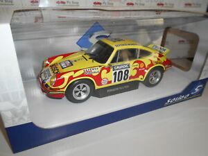 【送料無料】ホビー　模型車　車　レーシングカー ポルシェツアーsols1801109 by solido porsche 911 rsr tour auto 1973 118