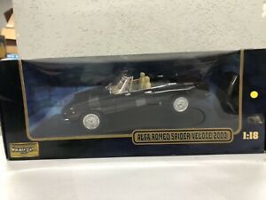 【送料無料】ホビー　模型車　車　レーシングカー アルファロメオスパイダーベローチェブラック