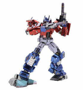 【送料無料】ホビー　模型車　車　レーシングカー プライムモデルキットtransformers idw optimus prime full edition 3d metal model kit