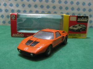 【送料無料】ホビー　模型車　車　レーシングカー ビンテージメルセデスジュネーブvintage mercedes c111 geneve 143 solido n180