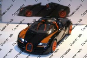 【送料無料】ホビー　模型車　車　レーシングカー ブガッティグランドスポーツブラックスケールrastar bugatti veyron 164 grand sport noir echelle 118