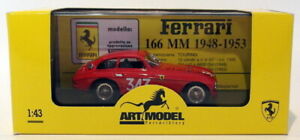 【送料無料】ホビー　模型車　車　レーシングカー アートモデルスケールアートフェラーリミッレミリアart model 143 scale art010 ferrari 166mm mille miglia 1951 masseronivignolo