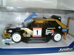 【送料無料】ホビー　模型車　車　レーシングカー ランチアデルタラリーデアストゥリアスダイカスト118 lancia delta s4 1986 rally de asturias, solido diecast