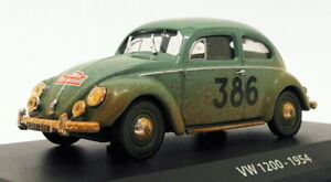 【送料無料】ホビー　模型車　車　レーシングカー フォルクスワーゲンモンテカルロラリースケールモデルnorev 143 scale model car 840012 vw 1200 monte carlo rally 1954