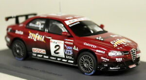 【送料無料】ホビー　模型車　車　レーシングカー スパークスケールアルファロメオ＃モデルカーspark 143 scale s0464 alfa romeo 156 2 5th etcc04 giovanardi resine voiture modele