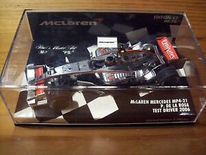 【送料無料】ホビー　模型車　車　レーシングカー マクラーレンメルセデスペドロデラロサテストドライバー143 mclaren mercedes mp421 pedro de la rosa 2006 test driver