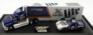 【送料無料】ホビー　模型車　車　レーシングカー マッチスケールミラーフォードmatchbox 164 scale mb24 miller lite nascar ford transporter