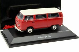 【送料無料】ホビー　模型車　車　レーシングカー バスモデルvw t2a bus lrougeblanc, schuco 143