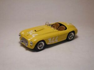 【送料無料】ホビー　模型車　車　レーシングカー フェラーリ＃モデルアートモデルferrari 166 mm 1951 344 yellow 143 model artmodel